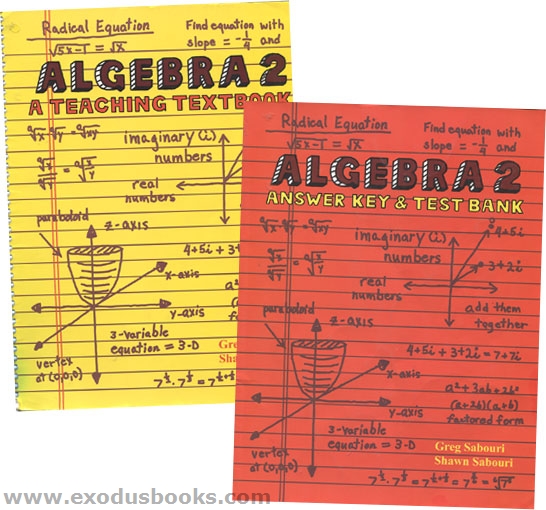 Teaching Textbooks Algebra 2 Textbook & Answer Key (old) Exodus Books