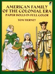 American Family of the Colonial Era - Paper Dolls