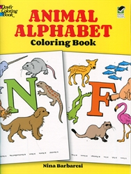 Animal Alphabet - Coloring Book