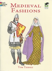 Medieval Fashions - Coloring Book