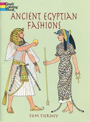 Ancient Egyptian Fashions - Coloring Book