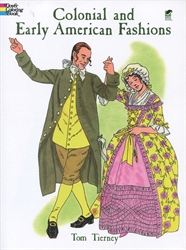 Colonial and Early American Fashions - Coloring Book