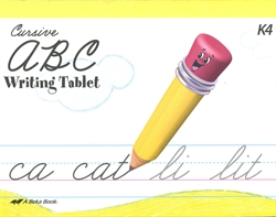 ABC Writing Tablet - Cursive